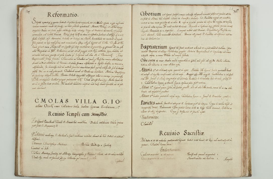 Zdjęcie nr 31 dla obiektu archiwalnego: Acta visitationis ecclesiarum archidiaconatus Sandomiriensis sub R. D. Bernardo Maciejowski, epsicopo Cracoviensi, duce Severiensi. Exequutio visitationis pergebatur Sendomiriae die 16 Martii ad 3 Aprilis a. D. 1604