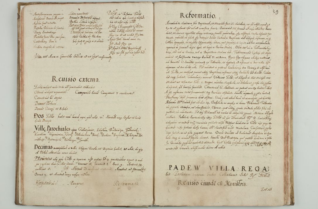 Zdjęcie nr 35 dla obiektu archiwalnego: Acta visitationis ecclesiarum archidiaconatus Sandomiriensis sub R. D. Bernardo Maciejowski, epsicopo Cracoviensi, duce Severiensi. Exequutio visitationis pergebatur Sendomiriae die 16 Martii ad 3 Aprilis a. D. 1604