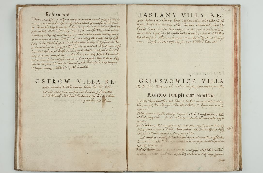 Zdjęcie nr 33 dla obiektu archiwalnego: Acta visitationis ecclesiarum archidiaconatus Sandomiriensis sub R. D. Bernardo Maciejowski, epsicopo Cracoviensi, duce Severiensi. Exequutio visitationis pergebatur Sendomiriae die 16 Martii ad 3 Aprilis a. D. 1604