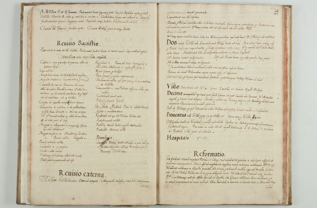 Zdjęcie nr 25 dla obiektu archiwalnego: Acta visitationis ecclesiarum archidiaconatus Sandomiriensis sub R. D. Bernardo Maciejowski, epsicopo Cracoviensi, duce Severiensi. Exequutio visitationis pergebatur Sendomiriae die 16 Martii ad 3 Aprilis a. D. 1604