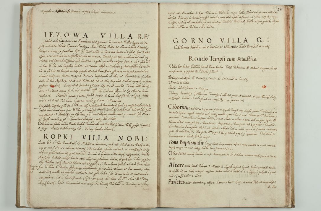Zdjęcie nr 24 dla obiektu archiwalnego: Acta visitationis ecclesiarum archidiaconatus Sandomiriensis sub R. D. Bernardo Maciejowski, epsicopo Cracoviensi, duce Severiensi. Exequutio visitationis pergebatur Sendomiriae die 16 Martii ad 3 Aprilis a. D. 1604
