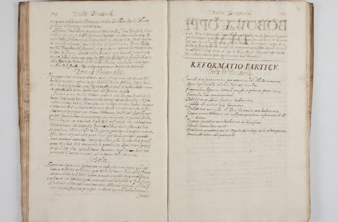 Zdjęcie nr 61 dla obiektu archiwalnego: Visitatio decanatus Boboviensis externa per Joannem Januszowski, archidiaconum Sandecensem, plebanum Solecensem ex mandato speciali R. D. Petri Tylicki, episcopi Cracoviensis, praesentibus Venerabilibus Martino Chochorovio, persbytero et Martino Servatio, Andreiobiensi clerico, facta a. D. 1607 mense Decembri