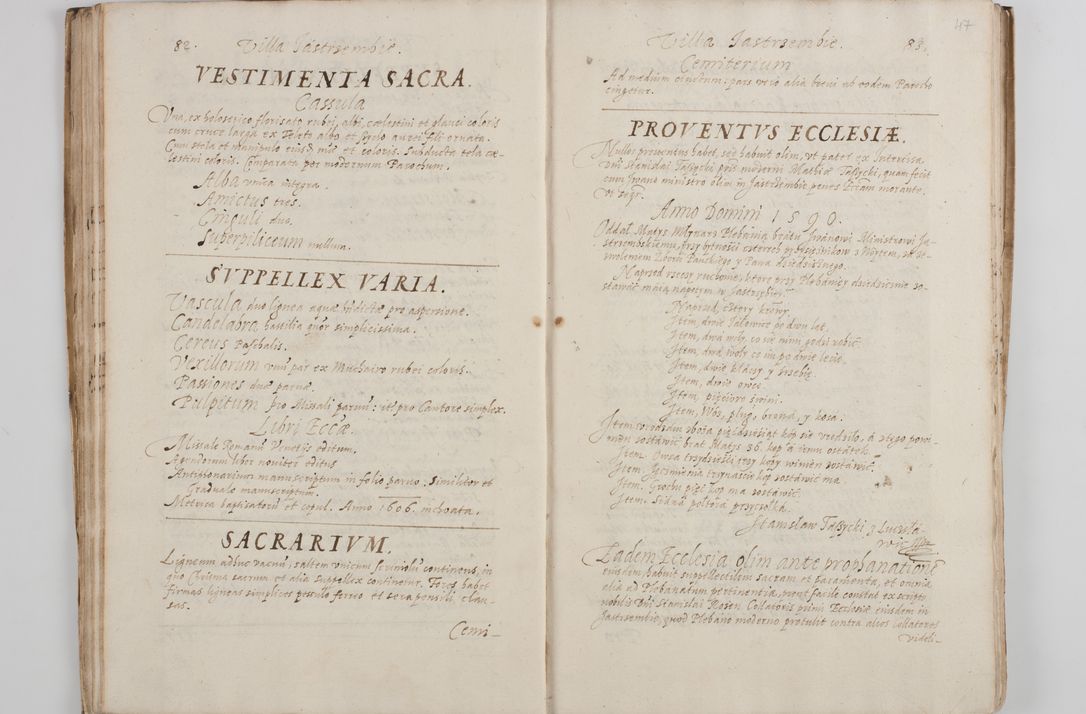 Zdjęcie nr 50 dla obiektu archiwalnego: Visitatio decanatus Boboviensis externa per Joannem Januszowski, archidiaconum Sandecensem, plebanum Solecensem ex mandato speciali R. D. Petri Tylicki, episcopi Cracoviensis, praesentibus Venerabilibus Martino Chochorovio, persbytero et Martino Servatio, Andreiobiensi clerico, facta a. D. 1607 mense Decembri