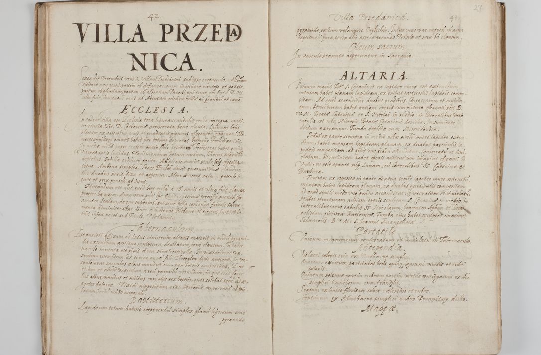 Zdjęcie nr 30 dla obiektu archiwalnego: Visitatio decanatus Boboviensis externa per Joannem Januszowski, archidiaconum Sandecensem, plebanum Solecensem ex mandato speciali R. D. Petri Tylicki, episcopi Cracoviensis, praesentibus Venerabilibus Martino Chochorovio, persbytero et Martino Servatio, Andreiobiensi clerico, facta a. D. 1607 mense Decembri