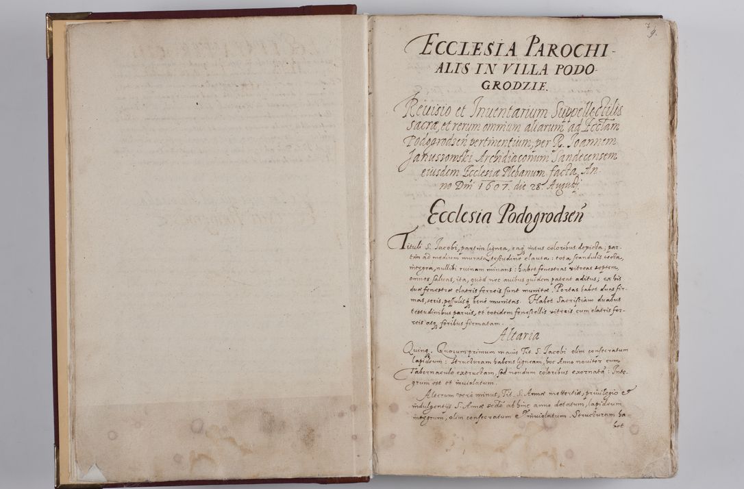 Zdjęcie nr 12 dla obiektu archiwalnego: Visitatio externa diversarum dioecesis Cracoviensis ecclesiarum sub R. D. Petro Tylicki, episcopo Cracoviensi facta a. D. 1607