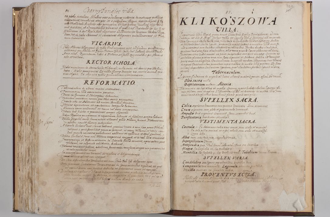 Zdjęcie nr 356 dla obiektu archiwalnego: Visitatio externa diversarum dioecesis Cracoviensis ecclesiarum sub R. D. Petro Tylicki, episcopo Cracoviensi facta a. D. 1607