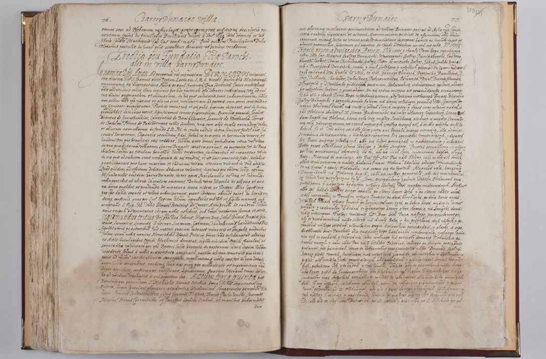 Zdjęcie nr 353 dla obiektu archiwalnego: Visitatio externa diversarum dioecesis Cracoviensis ecclesiarum sub R. D. Petro Tylicki, episcopo Cracoviensi facta a. D. 1607