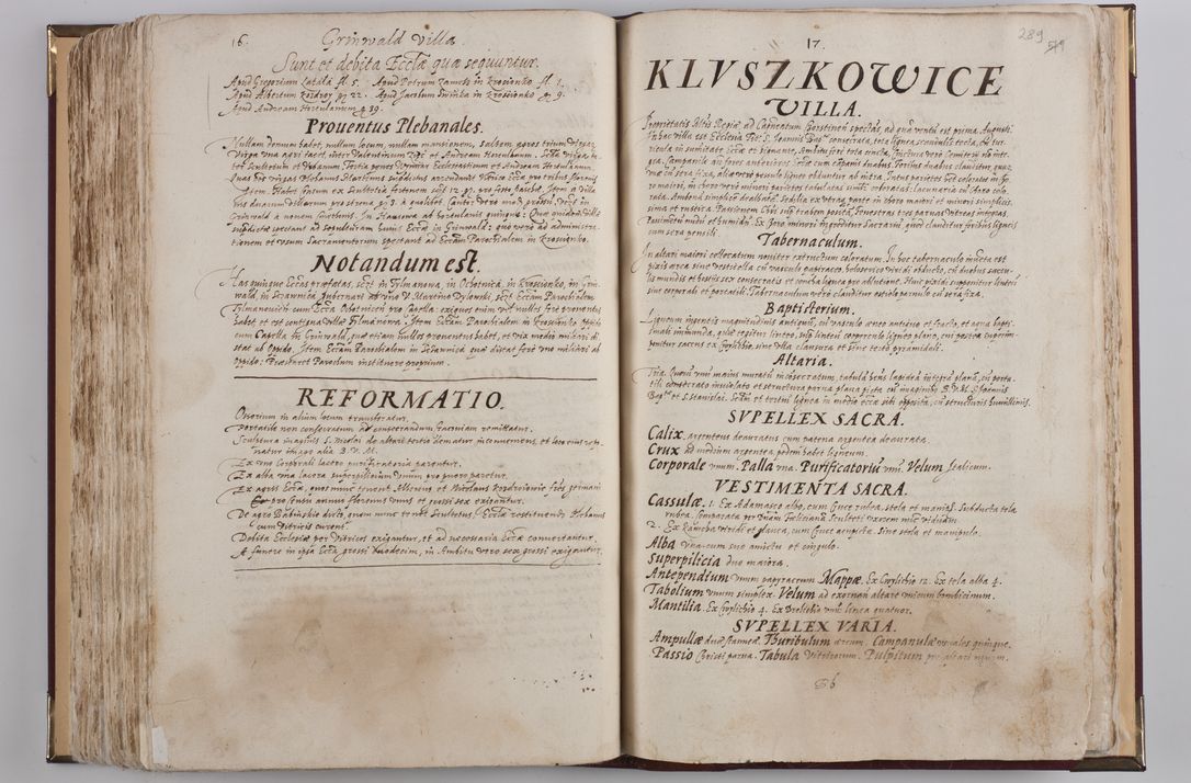 Zdjęcie nr 323 dla obiektu archiwalnego: Visitatio externa diversarum dioecesis Cracoviensis ecclesiarum sub R. D. Petro Tylicki, episcopo Cracoviensi facta a. D. 1607