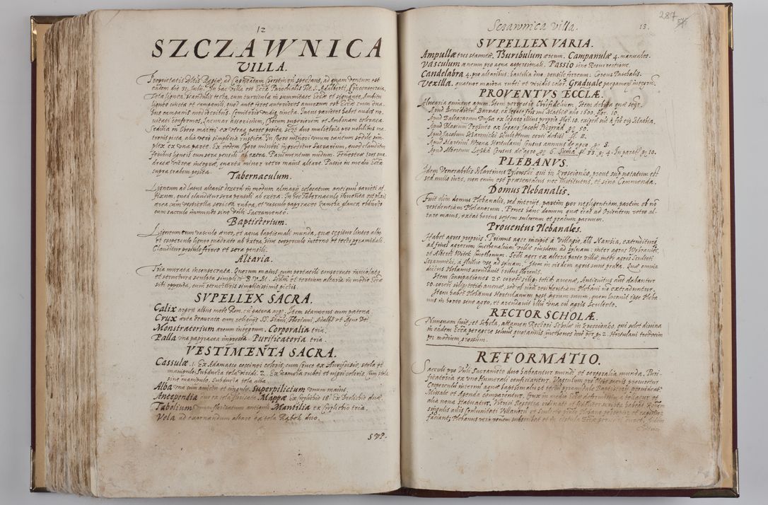 Zdjęcie nr 321 dla obiektu archiwalnego: Visitatio externa diversarum dioecesis Cracoviensis ecclesiarum sub R. D. Petro Tylicki, episcopo Cracoviensi facta a. D. 1607