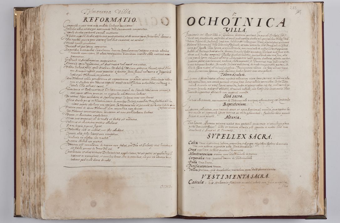 Zdjęcie nr 316 dla obiektu archiwalnego: Visitatio externa diversarum dioecesis Cracoviensis ecclesiarum sub R. D. Petro Tylicki, episcopo Cracoviensi facta a. D. 1607