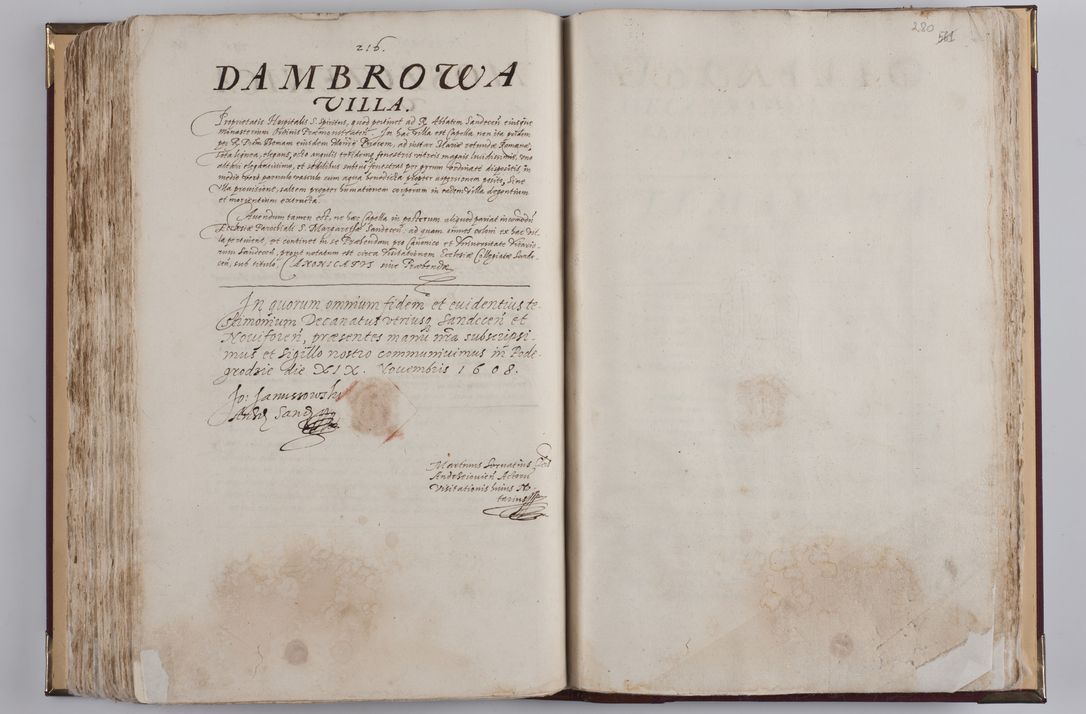 Zdjęcie nr 313 dla obiektu archiwalnego: Visitatio externa diversarum dioecesis Cracoviensis ecclesiarum sub R. D. Petro Tylicki, episcopo Cracoviensi facta a. D. 1607