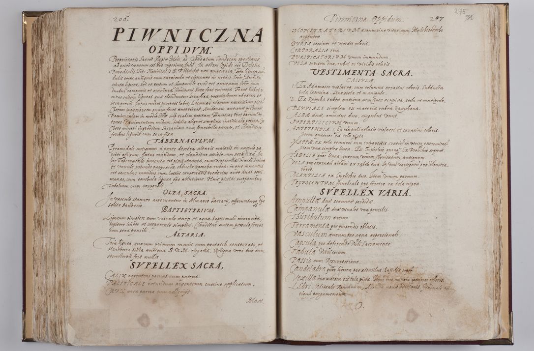 Zdjęcie nr 308 dla obiektu archiwalnego: Visitatio externa diversarum dioecesis Cracoviensis ecclesiarum sub R. D. Petro Tylicki, episcopo Cracoviensi facta a. D. 1607