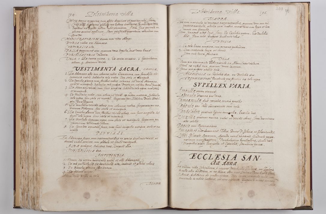 Zdjęcie nr 301 dla obiektu archiwalnego: Visitatio externa diversarum dioecesis Cracoviensis ecclesiarum sub R. D. Petro Tylicki, episcopo Cracoviensi facta a. D. 1607