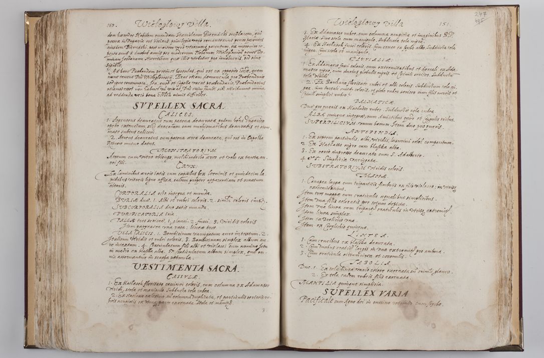 Zdjęcie nr 274 dla obiektu archiwalnego: Visitatio externa diversarum dioecesis Cracoviensis ecclesiarum sub R. D. Petro Tylicki, episcopo Cracoviensi facta a. D. 1607