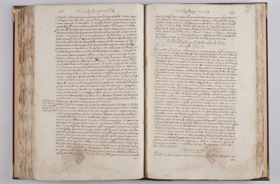 Zdjęcie nr 272 dla obiektu archiwalnego: Visitatio externa diversarum dioecesis Cracoviensis ecclesiarum sub R. D. Petro Tylicki, episcopo Cracoviensi facta a. D. 1607