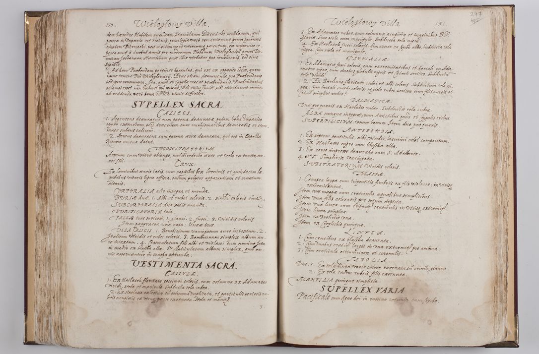 Zdjęcie nr 273 dla obiektu archiwalnego: Visitatio externa diversarum dioecesis Cracoviensis ecclesiarum sub R. D. Petro Tylicki, episcopo Cracoviensi facta a. D. 1607