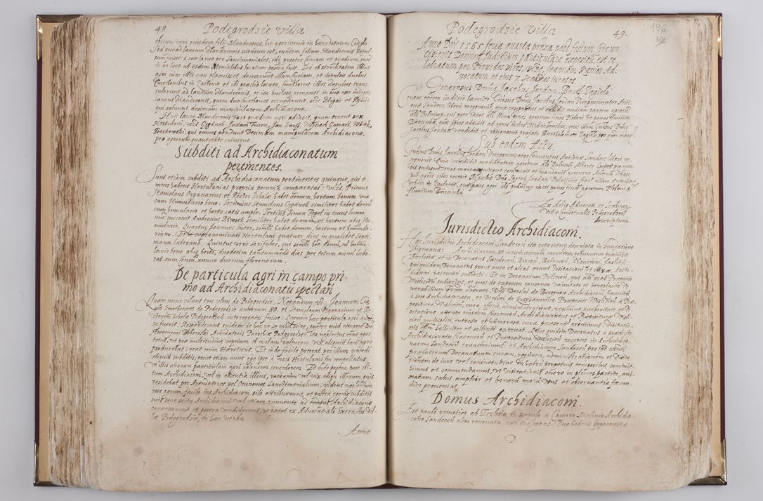 Zdjęcie nr 219 dla obiektu archiwalnego: Visitatio externa diversarum dioecesis Cracoviensis ecclesiarum sub R. D. Petro Tylicki, episcopo Cracoviensi facta a. D. 1607