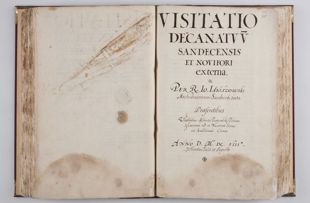 Zdjęcie nr 189 dla obiektu archiwalnego: Visitatio externa diversarum dioecesis Cracoviensis ecclesiarum sub R. D. Petro Tylicki, episcopo Cracoviensi facta a. D. 1607