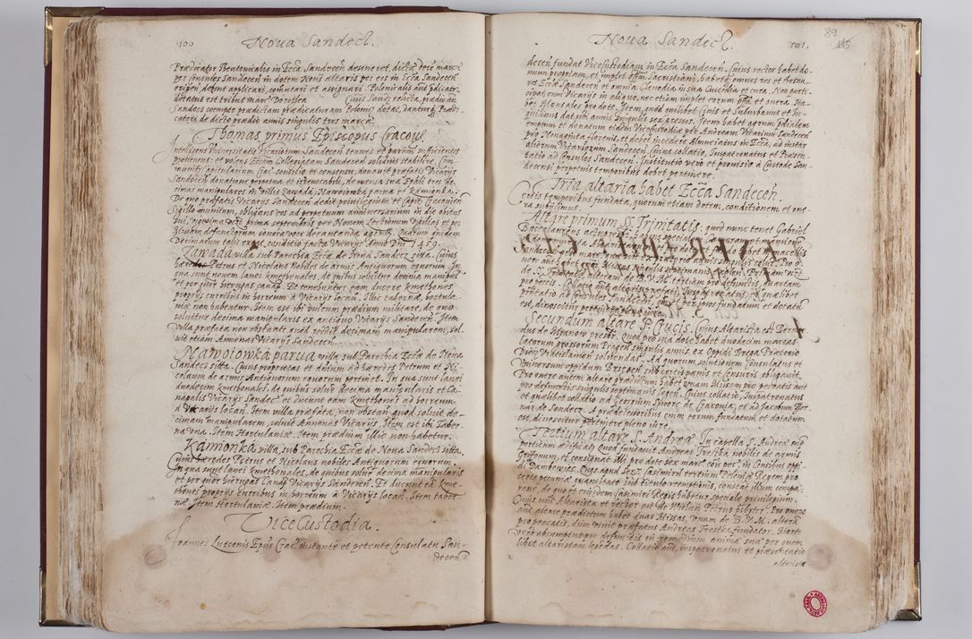 Zdjęcie nr 101 dla obiektu archiwalnego: Visitatio externa diversarum dioecesis Cracoviensis ecclesiarum sub R. D. Petro Tylicki, episcopo Cracoviensi facta a. D. 1607