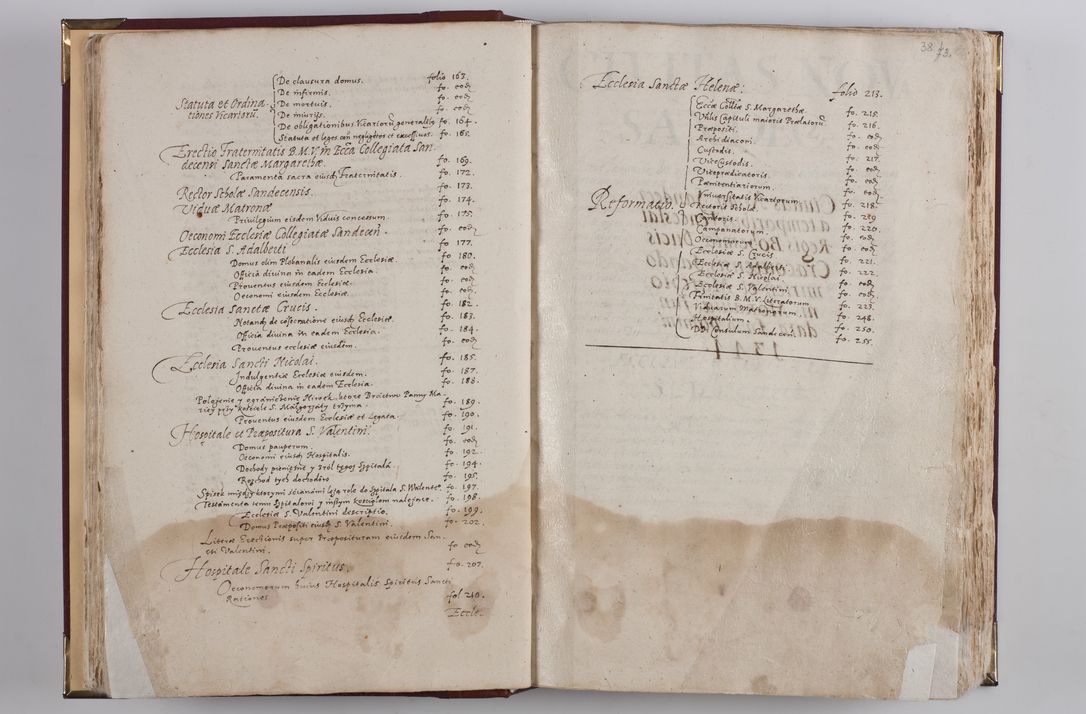 Zdjęcie nr 45 dla obiektu archiwalnego: Visitatio externa diversarum dioecesis Cracoviensis ecclesiarum sub R. D. Petro Tylicki, episcopo Cracoviensi facta a. D. 1607