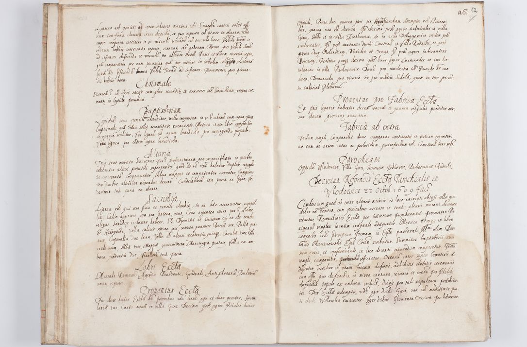 Zdjęcie nr 18 dla obiektu archiwalnego: Visitatio ecclesiarum parochialium in decanatibus Leloviensi, Kijensi, Łukoviensi, Proszoviensi, Parczoviensi et Wrocimoviensi in annis 1609 - 1614 peracta, nec non visitatio ecclesiae parochialis s. Jacobi in Casimiria per R. D. Hieronymum Reczajski, archidiaconum cathedralem Cracoviensem vigore specianuarii facta. Visitatio ecclesie parochialis in oppido Mussinensi per R. D. Andream Łukomski, Wladislaviensem et Sandomieriensem canonicum ex dommissione R. D. Petri Tylicki, episcopi Cracoviensi die 1 Julii peracta.