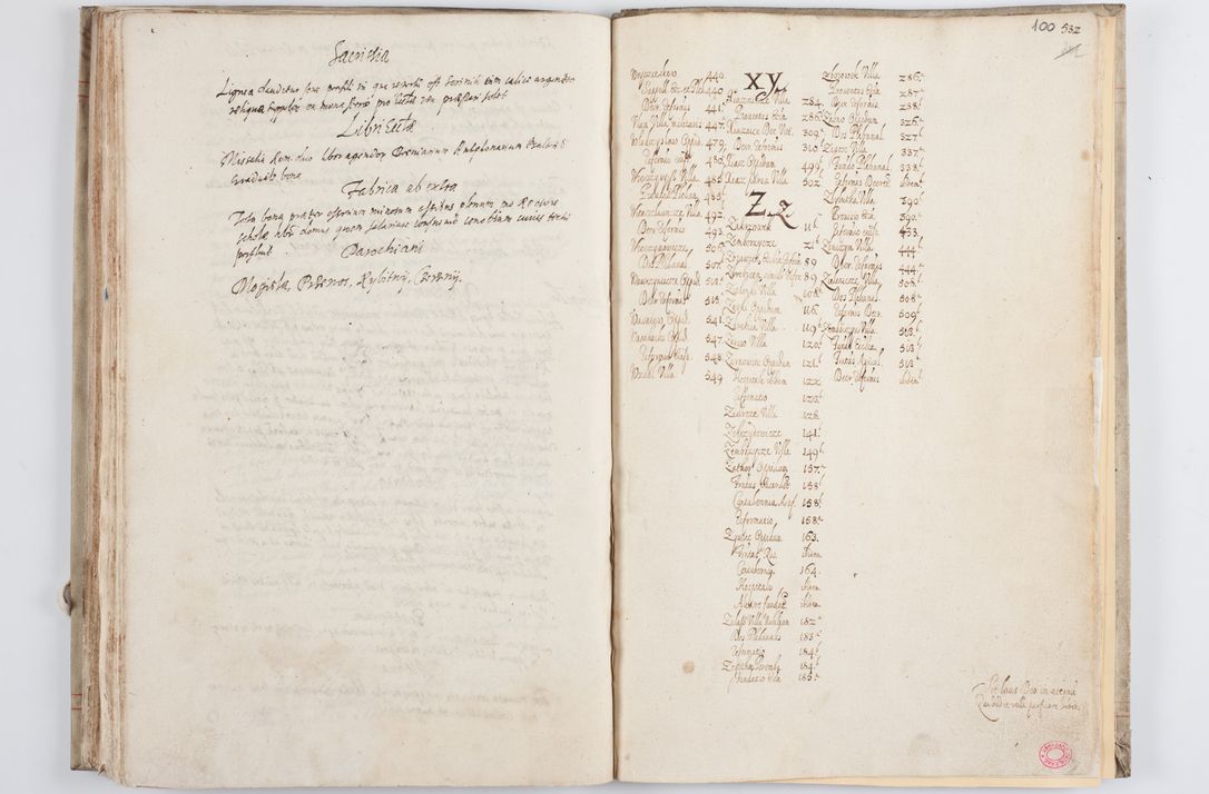 Zdjęcie nr 108 dla obiektu archiwalnego: Visitatio ecclesiarum parochialium in decanatibus Leloviensi, Kijensi, Łukoviensi, Proszoviensi, Parczoviensi et Wrocimoviensi in annis 1609 - 1614 peracta, nec non visitatio ecclesiae parochialis s. Jacobi in Casimiria per R. D. Hieronymum Reczajski, archidiaconum cathedralem Cracoviensem vigore specianuarii facta. Visitatio ecclesie parochialis in oppido Mussinensi per R. D. Andream Łukomski, Wladislaviensem et Sandomieriensem canonicum ex dommissione R. D. Petri Tylicki, episcopi Cracoviensi die 1 Julii peracta.