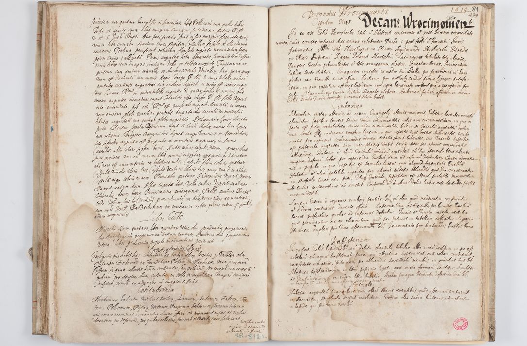 Zdjęcie nr 88 dla obiektu archiwalnego: Visitatio ecclesiarum parochialium in decanatibus Leloviensi, Kijensi, Łukoviensi, Proszoviensi, Parczoviensi et Wrocimoviensi in annis 1609 - 1614 peracta, nec non visitatio ecclesiae parochialis s. Jacobi in Casimiria per R. D. Hieronymum Reczajski, archidiaconum cathedralem Cracoviensem vigore specianuarii facta. Visitatio ecclesie parochialis in oppido Mussinensi per R. D. Andream Łukomski, Wladislaviensem et Sandomieriensem canonicum ex dommissione R. D. Petri Tylicki, episcopi Cracoviensi die 1 Julii peracta.