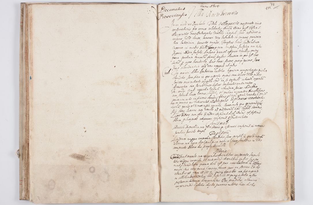 Zdjęcie nr 80 dla obiektu archiwalnego: Visitatio ecclesiarum parochialium in decanatibus Leloviensi, Kijensi, Łukoviensi, Proszoviensi, Parczoviensi et Wrocimoviensi in annis 1609 - 1614 peracta, nec non visitatio ecclesiae parochialis s. Jacobi in Casimiria per R. D. Hieronymum Reczajski, archidiaconum cathedralem Cracoviensem vigore specianuarii facta. Visitatio ecclesie parochialis in oppido Mussinensi per R. D. Andream Łukomski, Wladislaviensem et Sandomieriensem canonicum ex dommissione R. D. Petri Tylicki, episcopi Cracoviensi die 1 Julii peracta.