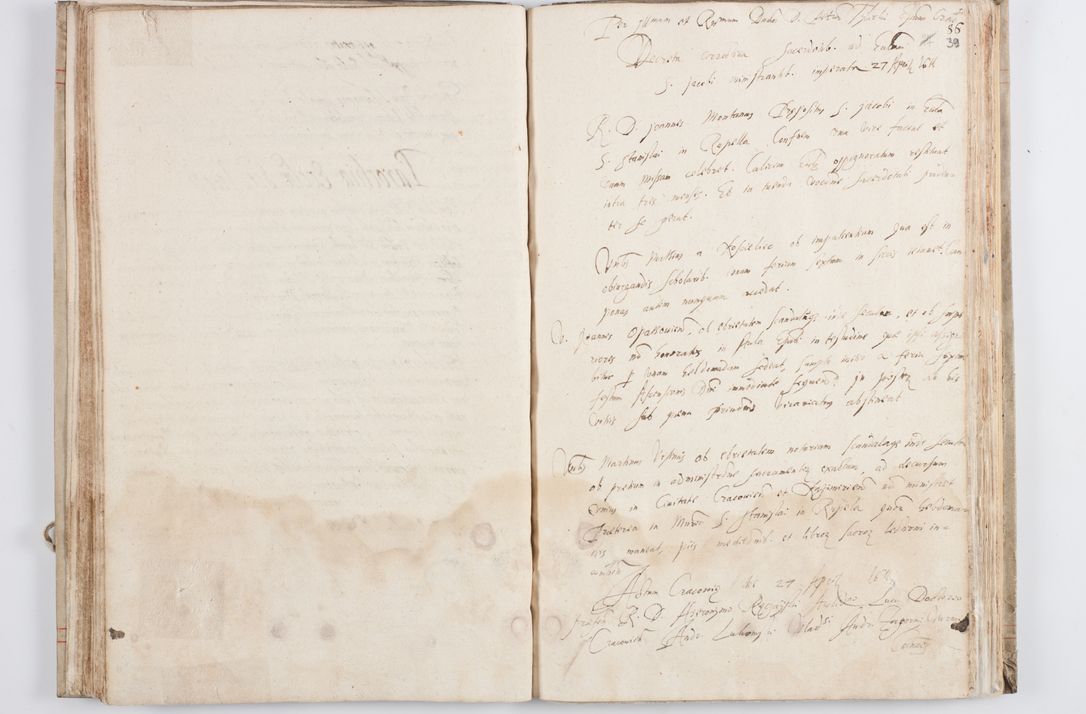 Zdjęcie nr 45 dla obiektu archiwalnego: Visitatio ecclesiarum parochialium in decanatibus Leloviensi, Kijensi, Łukoviensi, Proszoviensi, Parczoviensi et Wrocimoviensi in annis 1609 - 1614 peracta, nec non visitatio ecclesiae parochialis s. Jacobi in Casimiria per R. D. Hieronymum Reczajski, archidiaconum cathedralem Cracoviensem vigore specianuarii facta. Visitatio ecclesie parochialis in oppido Mussinensi per R. D. Andream Łukomski, Wladislaviensem et Sandomieriensem canonicum ex dommissione R. D. Petri Tylicki, episcopi Cracoviensi die 1 Julii peracta.