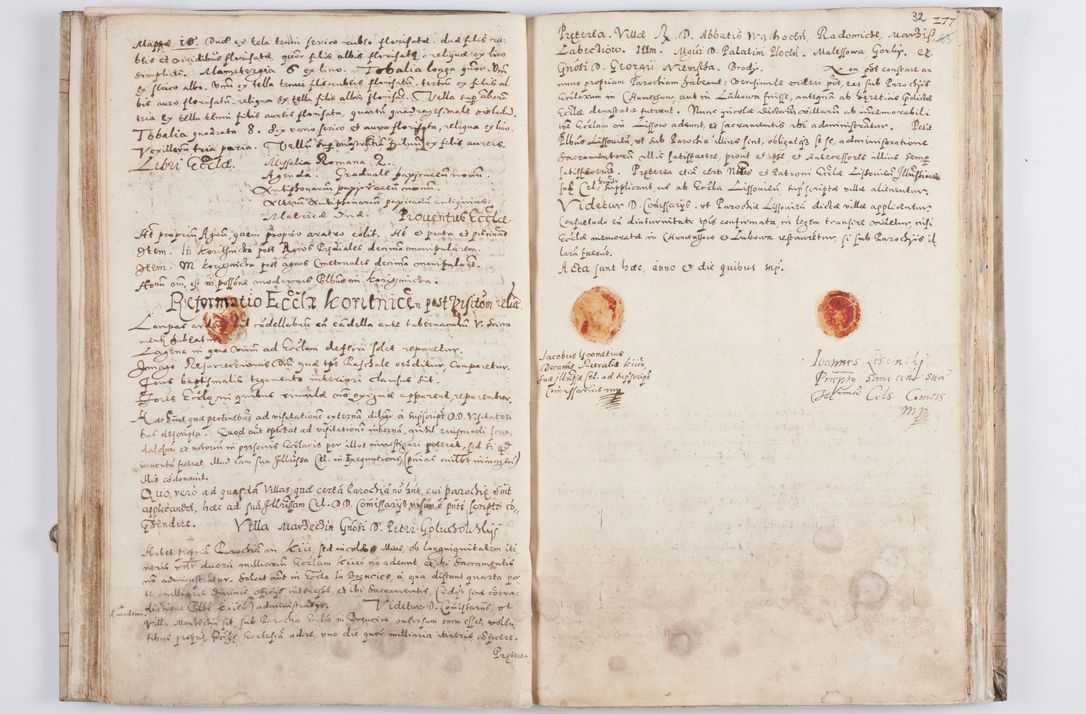 Zdjęcie nr 38 dla obiektu archiwalnego: Visitatio ecclesiarum parochialium in decanatibus Leloviensi, Kijensi, Łukoviensi, Proszoviensi, Parczoviensi et Wrocimoviensi in annis 1609 - 1614 peracta, nec non visitatio ecclesiae parochialis s. Jacobi in Casimiria per R. D. Hieronymum Reczajski, archidiaconum cathedralem Cracoviensem vigore specianuarii facta. Visitatio ecclesie parochialis in oppido Mussinensi per R. D. Andream Łukomski, Wladislaviensem et Sandomieriensem canonicum ex dommissione R. D. Petri Tylicki, episcopi Cracoviensi die 1 Julii peracta.