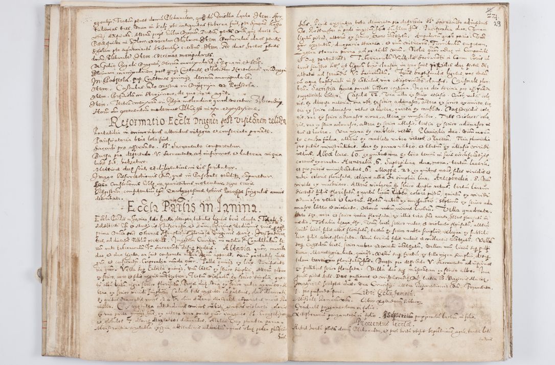 Zdjęcie nr 35 dla obiektu archiwalnego: Visitatio ecclesiarum parochialium in decanatibus Leloviensi, Kijensi, Łukoviensi, Proszoviensi, Parczoviensi et Wrocimoviensi in annis 1609 - 1614 peracta, nec non visitatio ecclesiae parochialis s. Jacobi in Casimiria per R. D. Hieronymum Reczajski, archidiaconum cathedralem Cracoviensem vigore specianuarii facta. Visitatio ecclesie parochialis in oppido Mussinensi per R. D. Andream Łukomski, Wladislaviensem et Sandomieriensem canonicum ex dommissione R. D. Petri Tylicki, episcopi Cracoviensi die 1 Julii peracta.