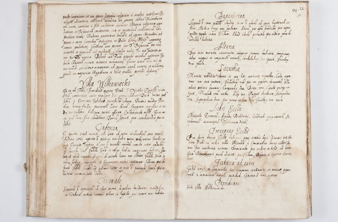 Zdjęcie nr 28 dla obiektu archiwalnego: Visitatio ecclesiarum parochialium in decanatibus Leloviensi, Kijensi, Łukoviensi, Proszoviensi, Parczoviensi et Wrocimoviensi in annis 1609 - 1614 peracta, nec non visitatio ecclesiae parochialis s. Jacobi in Casimiria per R. D. Hieronymum Reczajski, archidiaconum cathedralem Cracoviensem vigore specianuarii facta. Visitatio ecclesie parochialis in oppido Mussinensi per R. D. Andream Łukomski, Wladislaviensem et Sandomieriensem canonicum ex dommissione R. D. Petri Tylicki, episcopi Cracoviensi die 1 Julii peracta.