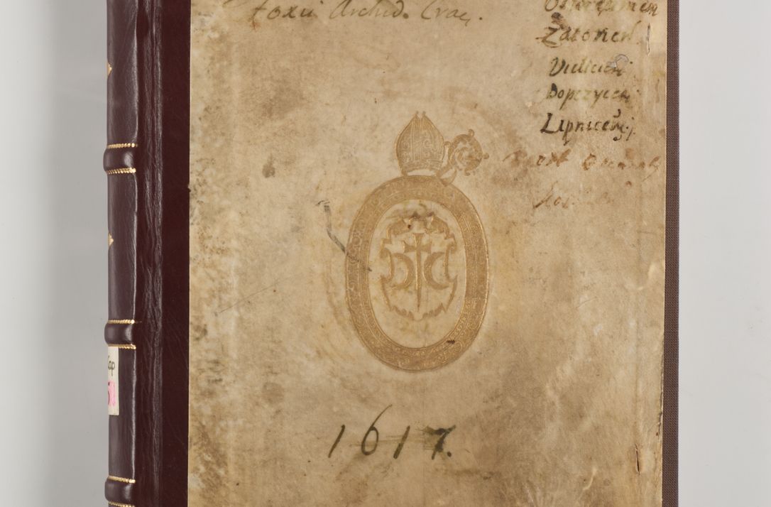 Zdjęcie nr 2 dla obiektu archiwalnego: Acta visitationis interioris decanatuum Skawininensis, Novum Montis, Oswiecimensis, Zatorienisis ad Archidiaconatum Cracoviensis per Admodum Reverendisismum Dominum Joanneum Foxium I.V.D. Archidiaconum Cracoviensis Protonotarium Apostolicum in Anno Domini Millesimo Sexcentesimo Decimo Septimo authoritate ordinaria absoluta