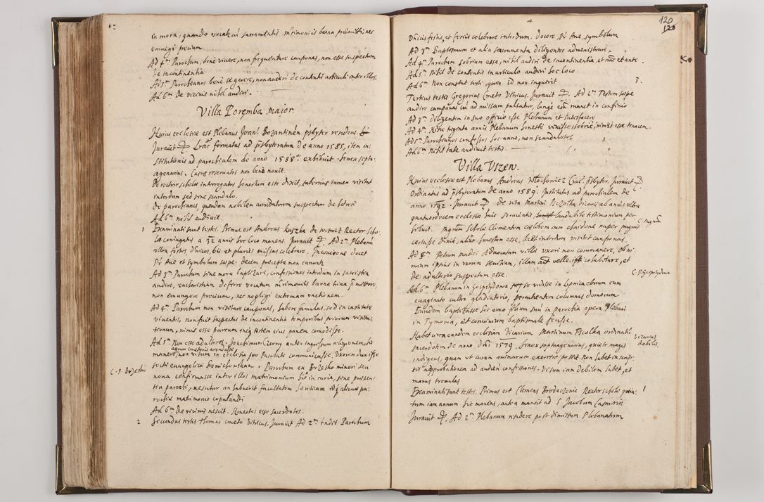 Zdjęcie nr 128 dla obiektu archiwalnego: Acta visitationis interioris decanatuum Skawininensis, Novum Montis, Oswiecimensis, Zatorienisis ad Archidiaconatum Cracoviensis per Admodum Reverendisismum Dominum Joanneum Foxium I.V.D. Archidiaconum Cracoviensis Protonotarium Apostolicum in Anno Domini Millesimo Sexcentesimo Decimo Septimo authoritate ordinaria absoluta