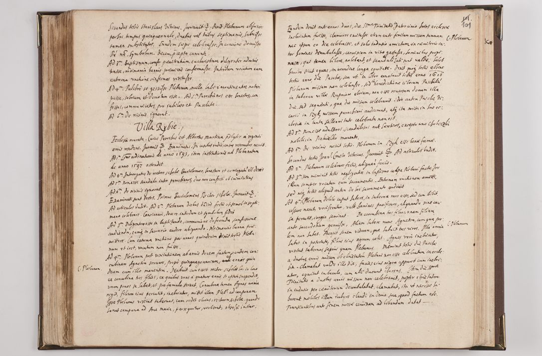 Zdjęcie nr 109 dla obiektu archiwalnego: Acta visitationis interioris decanatuum Skawininensis, Novum Montis, Oswiecimensis, Zatorienisis ad Archidiaconatum Cracoviensis per Admodum Reverendisismum Dominum Joanneum Foxium I.V.D. Archidiaconum Cracoviensis Protonotarium Apostolicum in Anno Domini Millesimo Sexcentesimo Decimo Septimo authoritate ordinaria absoluta
