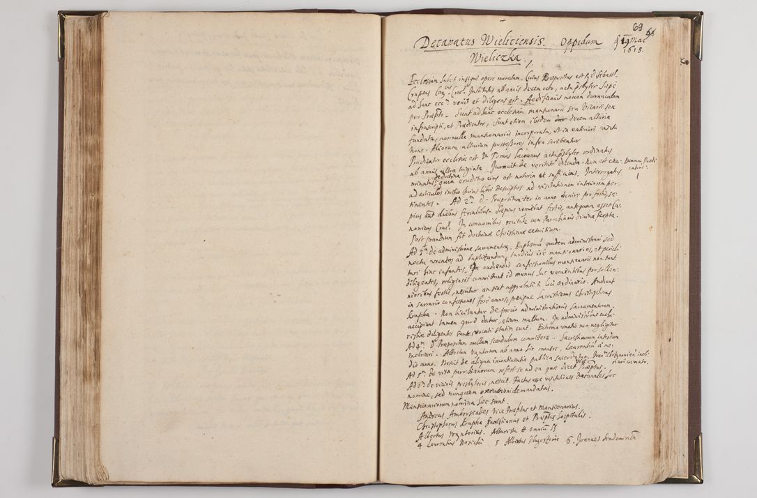 Zdjęcie nr 77 dla obiektu archiwalnego: Acta visitationis interioris decanatuum Skawininensis, Novum Montis, Oswiecimensis, Zatorienisis ad Archidiaconatum Cracoviensis per Admodum Reverendisismum Dominum Joanneum Foxium I.V.D. Archidiaconum Cracoviensis Protonotarium Apostolicum in Anno Domini Millesimo Sexcentesimo Decimo Septimo authoritate ordinaria absoluta
