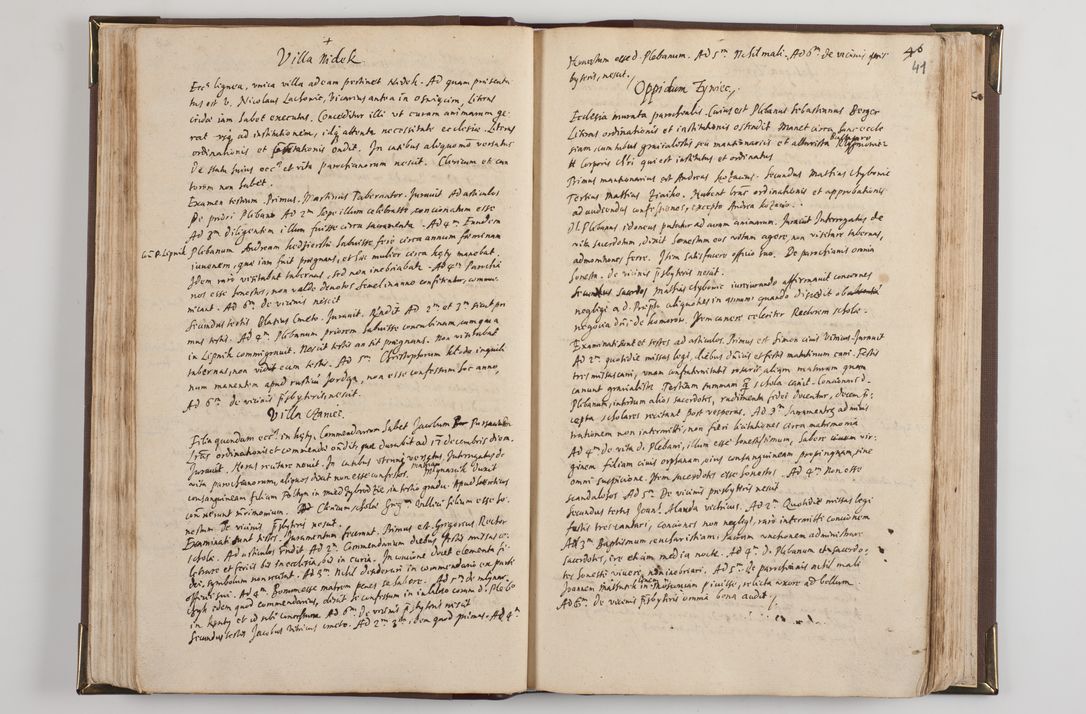 Zdjęcie nr 49 dla obiektu archiwalnego: Acta visitationis interioris decanatuum Skawininensis, Novum Montis, Oswiecimensis, Zatorienisis ad Archidiaconatum Cracoviensis per Admodum Reverendisismum Dominum Joanneum Foxium I.V.D. Archidiaconum Cracoviensis Protonotarium Apostolicum in Anno Domini Millesimo Sexcentesimo Decimo Septimo authoritate ordinaria absoluta