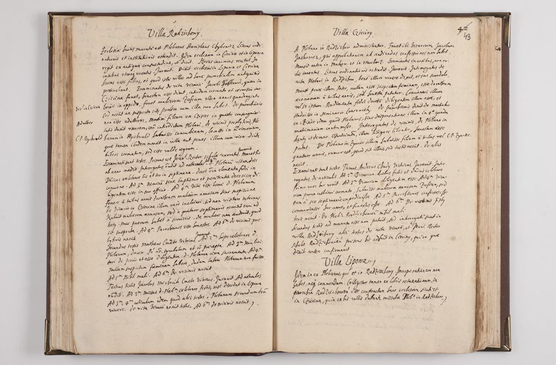Zdjęcie nr 51 dla obiektu archiwalnego: Acta visitationis interioris decanatuum Skawininensis, Novum Montis, Oswiecimensis, Zatorienisis ad Archidiaconatum Cracoviensis per Admodum Reverendisismum Dominum Joanneum Foxium I.V.D. Archidiaconum Cracoviensis Protonotarium Apostolicum in Anno Domini Millesimo Sexcentesimo Decimo Septimo authoritate ordinaria absoluta