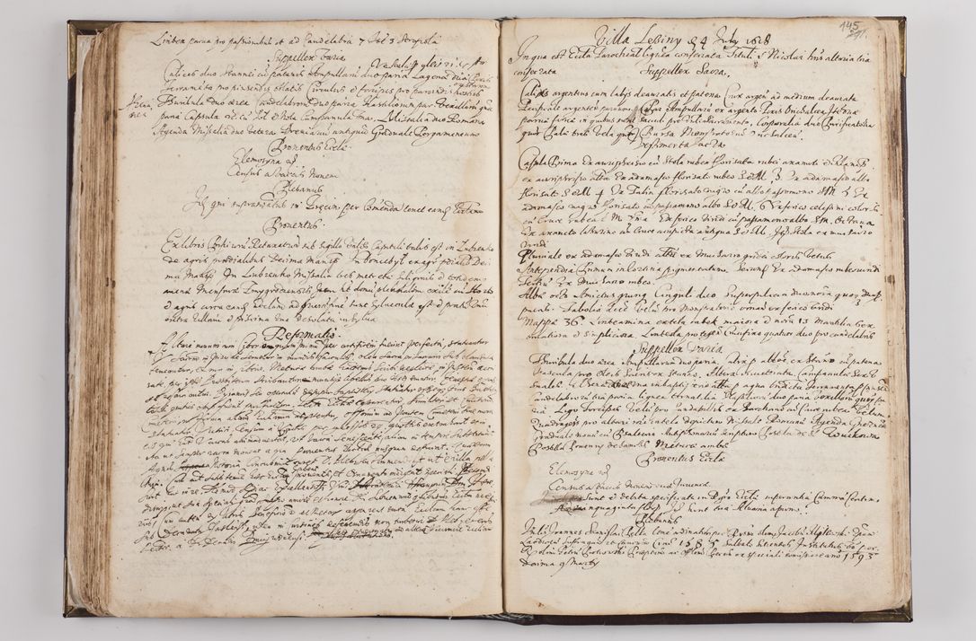 Zdjęcie nr 153 dla obiektu archiwalnego: Visitatio ecclesiarum parochialium in decanatibus: Booviensi, Sandecensi, Neoforiensi, Becensi, Jaslensi, Żmigrodensi, Pilznensi, Strzyżoviensi, Ropczycensi et Mielecensi a. D. 1618 facta