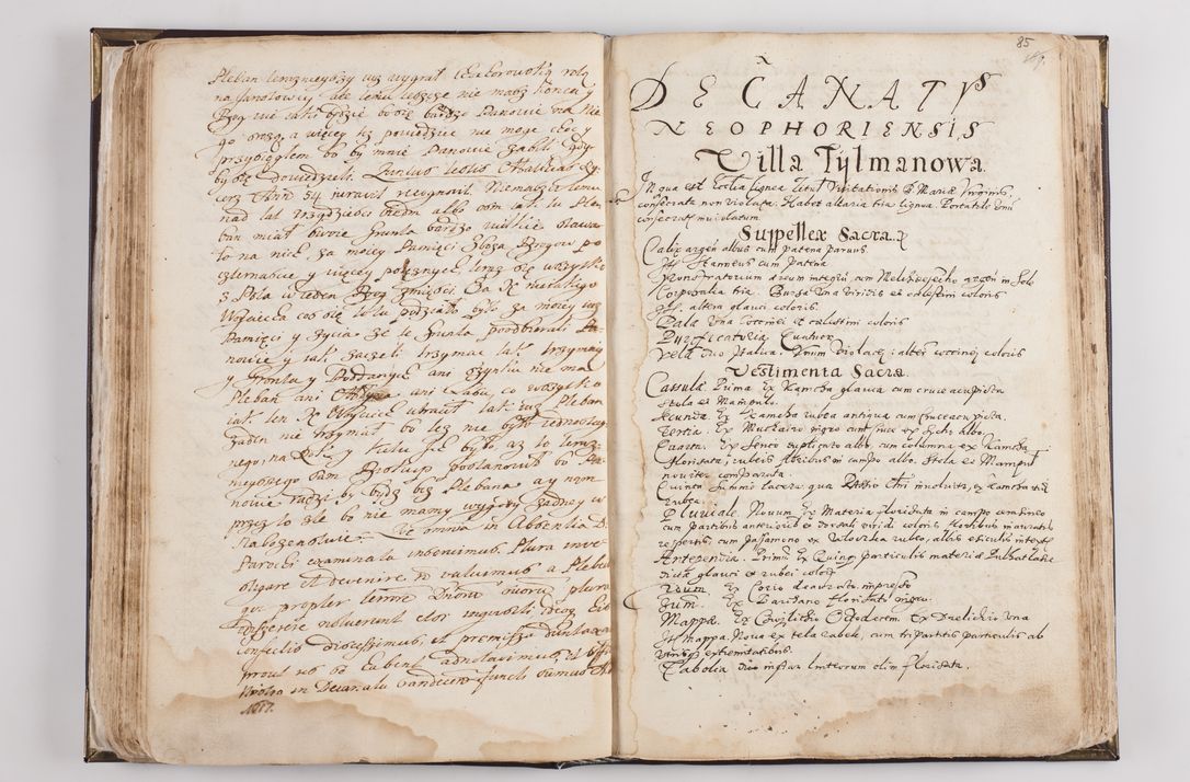 Zdjęcie nr 91 dla obiektu archiwalnego: Visitatio ecclesiarum parochialium in decanatibus: Booviensi, Sandecensi, Neoforiensi, Becensi, Jaslensi, Żmigrodensi, Pilznensi, Strzyżoviensi, Ropczycensi et Mielecensi a. D. 1618 facta