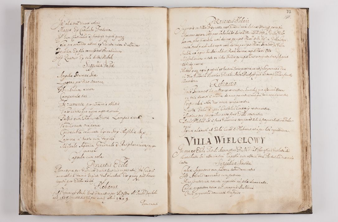 Zdjęcie nr 83 dla obiektu archiwalnego: Visitatio ecclesiarum parochialium in decanatibus: Booviensi, Sandecensi, Neoforiensi, Becensi, Jaslensi, Żmigrodensi, Pilznensi, Strzyżoviensi, Ropczycensi et Mielecensi a. D. 1618 facta
