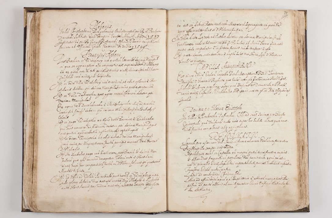 Zdjęcie nr 85 dla obiektu archiwalnego: Visitatio ecclesiarum parochialium in decanatibus: Booviensi, Sandecensi, Neoforiensi, Becensi, Jaslensi, Żmigrodensi, Pilznensi, Strzyżoviensi, Ropczycensi et Mielecensi a. D. 1618 facta