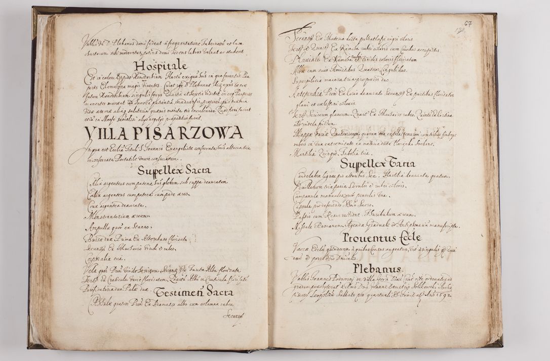 Zdjęcie nr 73 dla obiektu archiwalnego: Visitatio ecclesiarum parochialium in decanatibus: Booviensi, Sandecensi, Neoforiensi, Becensi, Jaslensi, Żmigrodensi, Pilznensi, Strzyżoviensi, Ropczycensi et Mielecensi a. D. 1618 facta