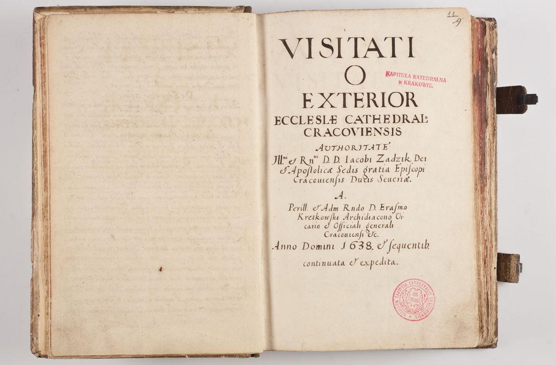 Zdjęcie nr 17 dla obiektu archiwalnego: Acta visitationum Illustrissimi et Reverendissimi Domini D. Jacobi Zadzik Episcopi Cracoviensi, Ducis Severae