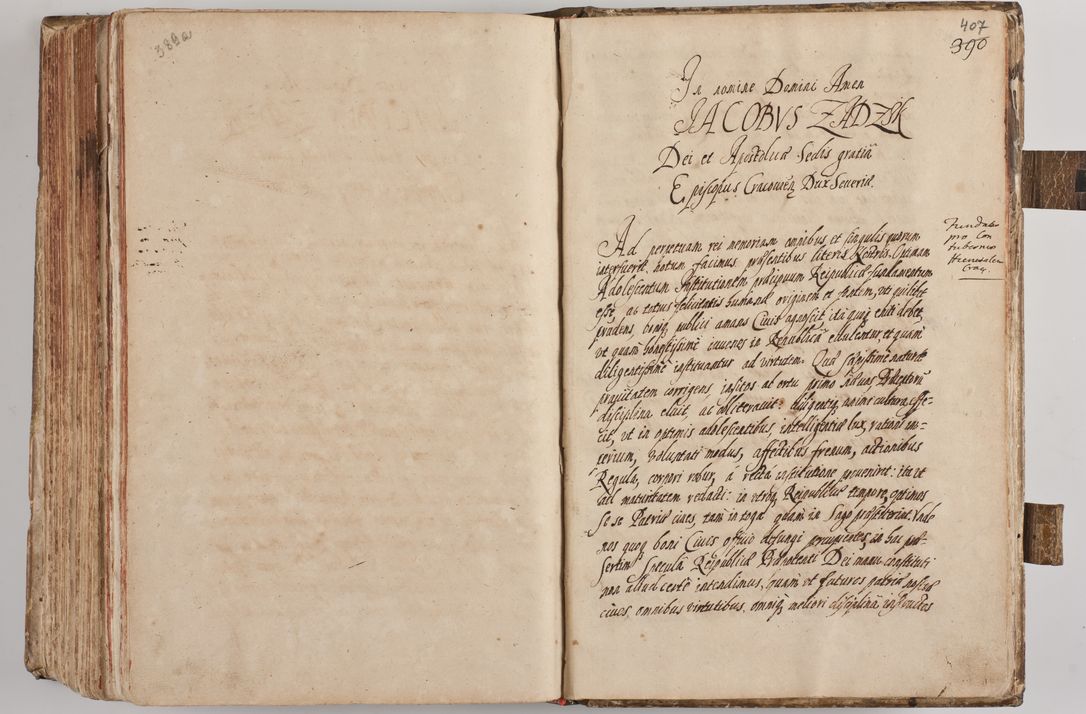 Zdjęcie nr 428 dla obiektu archiwalnego: Acta visitationum Illustrissimi et Reverendissimi Domini D. Jacobi Zadzik Episcopi Cracoviensi, Ducis Severae