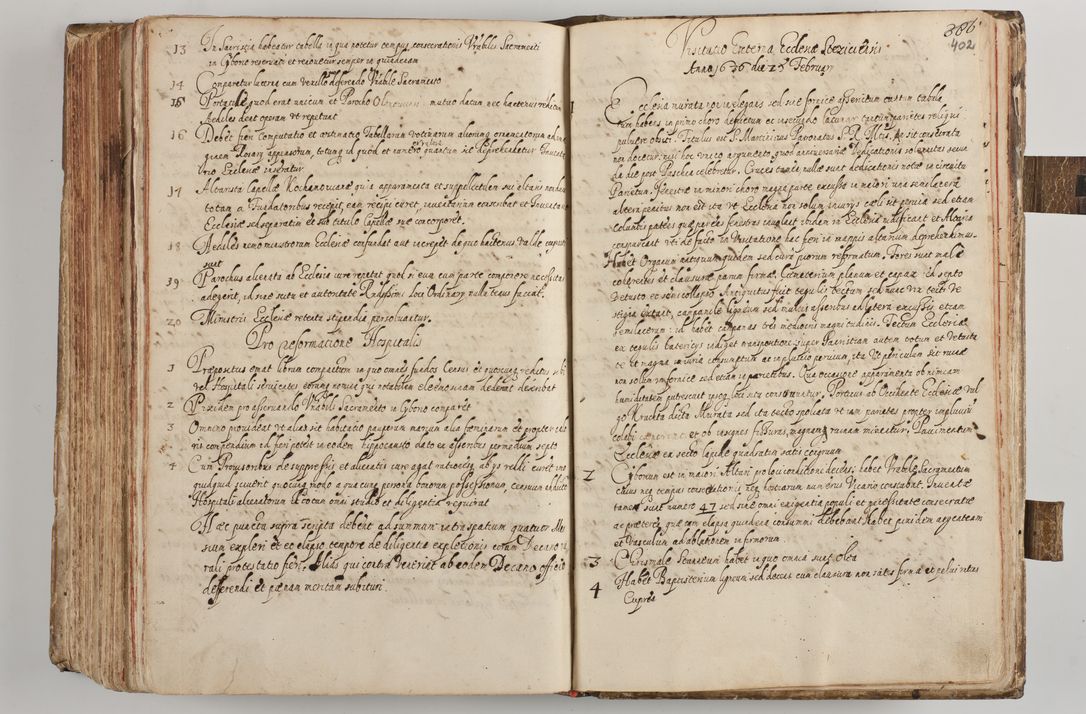 Zdjęcie nr 423 dla obiektu archiwalnego: Acta visitationum Illustrissimi et Reverendissimi Domini D. Jacobi Zadzik Episcopi Cracoviensi, Ducis Severae