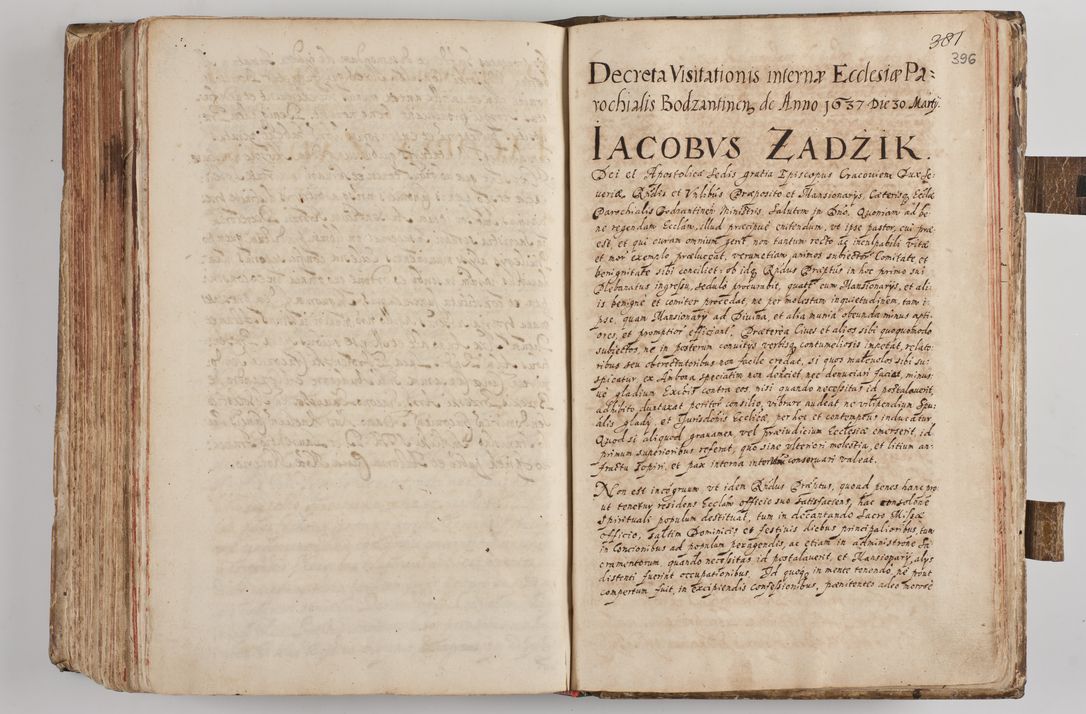 Zdjęcie nr 417 dla obiektu archiwalnego: Acta visitationum Illustrissimi et Reverendissimi Domini D. Jacobi Zadzik Episcopi Cracoviensi, Ducis Severae