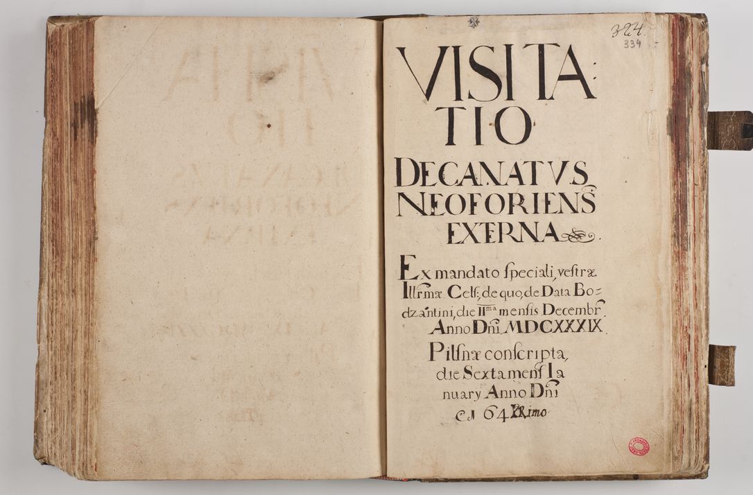 Zdjęcie nr 355 dla obiektu archiwalnego: Acta visitationum Illustrissimi et Reverendissimi Domini D. Jacobi Zadzik Episcopi Cracoviensi, Ducis Severae