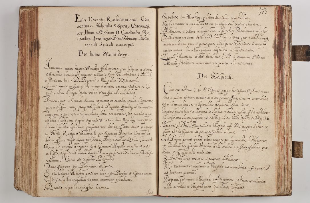 Zdjęcie nr 345 dla obiektu archiwalnego: Acta visitationum Illustrissimi et Reverendissimi Domini D. Jacobi Zadzik Episcopi Cracoviensi, Ducis Severae