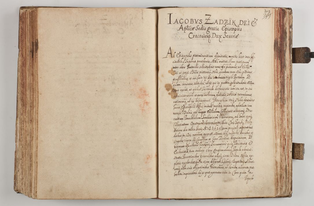 Zdjęcie nr 326 dla obiektu archiwalnego: Acta visitationum Illustrissimi et Reverendissimi Domini D. Jacobi Zadzik Episcopi Cracoviensi, Ducis Severae